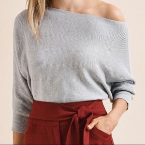 dynamite off the shoulder sweater